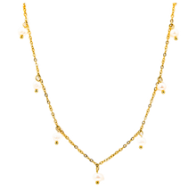 Load image into Gallery viewer, Aurora Pearl Station Necklace – Classic Meets Contemporary
