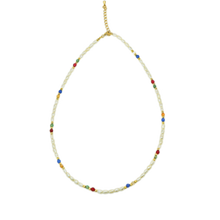 Load image into Gallery viewer, Viviana - Pearl and Gemstone Bead Necklace
