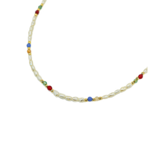 Load image into Gallery viewer, Viviana - Pearl and Gemstone Bead Necklace
