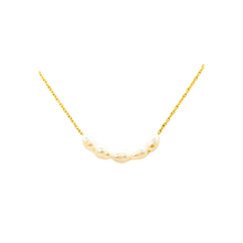 Load image into Gallery viewer, Seraphina Pearl Necklace – Subtle Golden Luster
